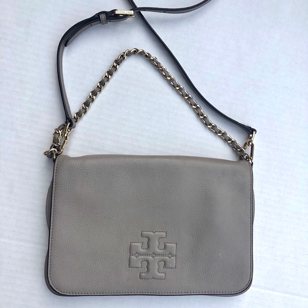 Tory Burch Foldover Logo Crossbody Bag purse